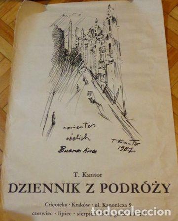 Medallas tem&aacute;ticas: poster tadeusz kantor dziennik z podrozy corrientes obelisco