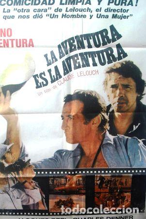 Medallas tem&aacute;ticas: afiche original de la pelicula la aventura es la aventura