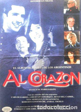 Medallas tem&aacute;ticas: afiche orig pelicula al corazon tango brillante a troilo