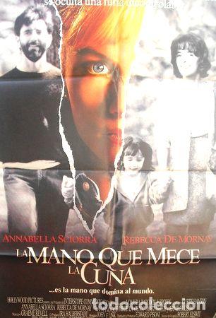 Medallas tem&aacute;ticas: afiche original de la pelicula la mano que mece la cuna