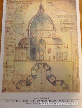 Medallas tem&aacute;ticas: lamina cupola del duomo di firenze di filippo brunelleschi