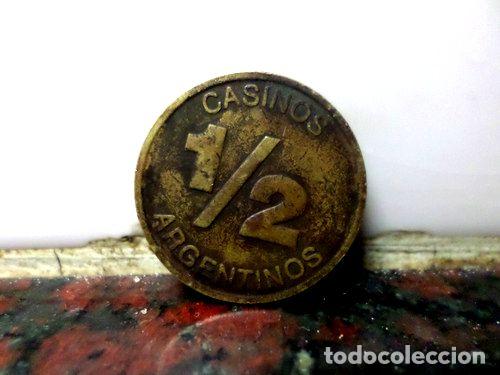 Medallas tem&aacute;ticas: ficha casinos argentinos 12 osel rara