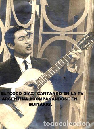 Medallas tem&aacute;ticas: poster coco diaz cantante folklorico y su guitarra en tv