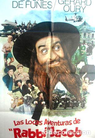 Medallas tem&aacute;ticas: afiche orig pelicula las locas aventuras de rabbi jacob