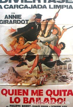 Medallas tem&aacute;ticas: afiche original de la pelicula quien me quita lo bailado