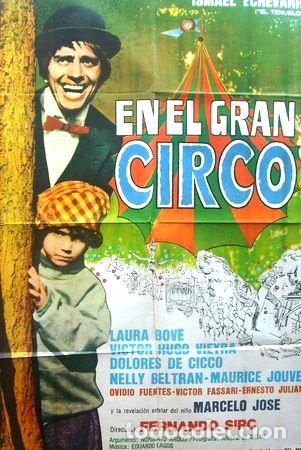 Medallas tem&aacute;ticas: afiche orig de la pelicula en el gran circo c el tehuelche