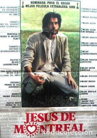 Medallas tem&aacute;ticas: afiche original de la pelicula jesus de montreal