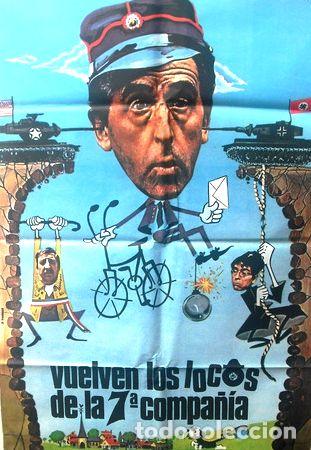 Medallas tem&aacute;ticas: afiche orig pelicula vuelven los locos de la 7a compania