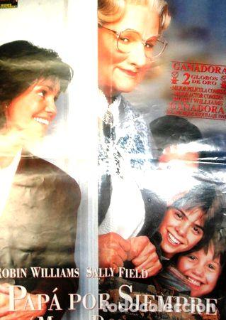 Medallas tem&aacute;ticas: afiche orig de la pelicula papa por siempre mrs doubtfire