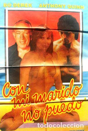 Medallas tem&aacute;ticas: afiche orig de la pelicula con mi marido no puedo bo derek