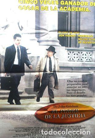 Medallas tem&aacute;ticas: afiche original de la pelicula el poder de la justicia