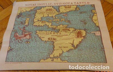 Medaglie tematiche: lote de 2 laminas reproducciones del nuevo mundo siglo xvi