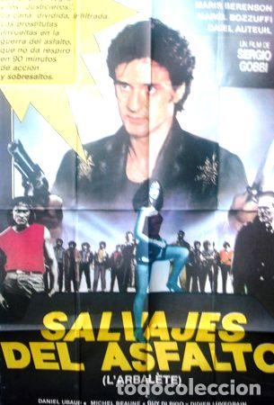 Medaglie tematiche: afiche orig pelicula salvajes del asfalto de sergio gobbi