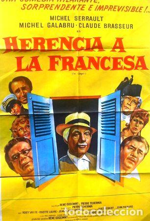 Medaglie tematiche: afiche original de la pelicula herencia a la francesa
