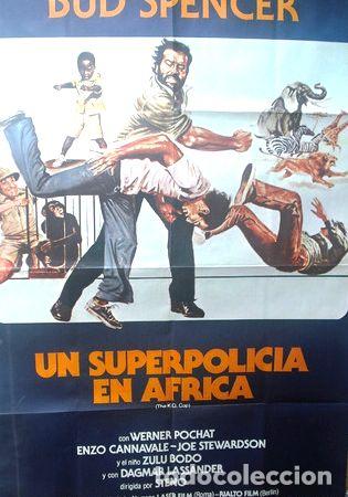 Medaglie tematiche: afiche original de la pelicula un super policia en africa