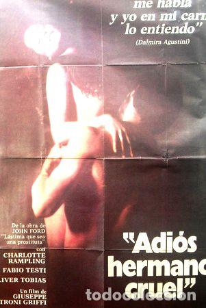 Medaglie tematiche: afiche orig pelicula adios hermano cruel de giuseppe griffi