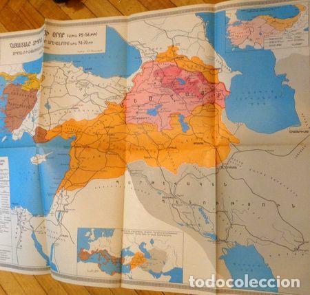 Medaglie tematiche: mapa historico de armenia de tigranes ii el grande 95 56 ac