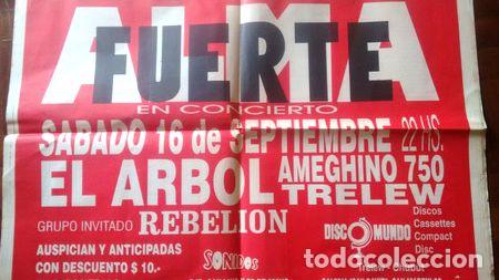 Medaglie tematiche: almafuerte trelew afiche publicitario
