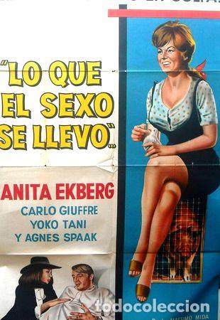 Medalhas tem&aacute;ticas: afiche original de la pelicula lo que el sexo se llevo