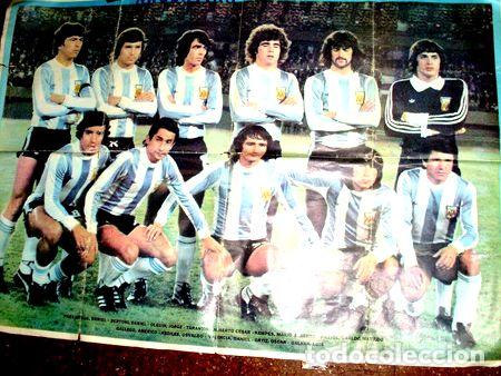 Medaglie tematiche: 1978 poster gigante lamina futbol argentina campeon mundial