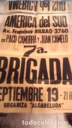 M&eacute;dailles th&eacute;matiques: afiche de 7 brigada en el club america del sud