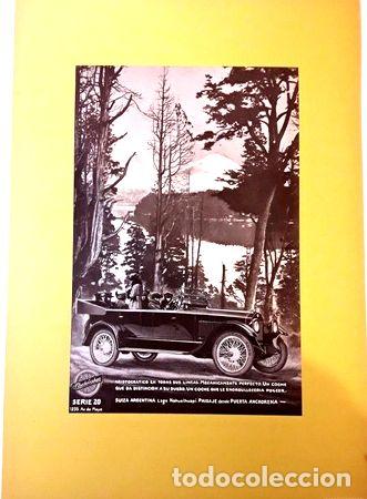 Medallas tem&aacute;ticas: publicidad grafica studebaker serie 20 con marco cartulina