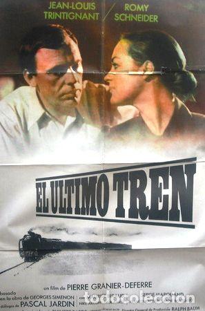 Medaglie tematiche: afiche original de la pelicula el ultimo tren romy schneider