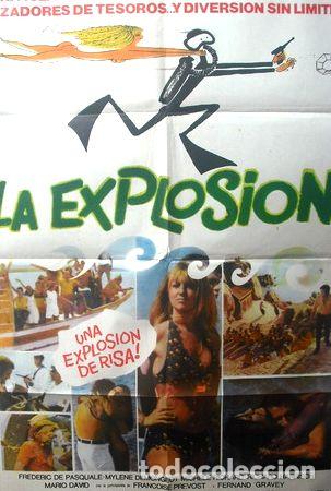 Medallas tem&aacute;ticas: afiche original de la pelicula la explosion de marc simenon - Foto 1