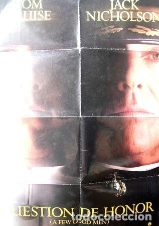 Medaglie tematiche: afiche orig pelicula cuestion de honor pre anuncio raro