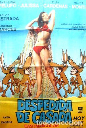 M&eacute;dailles th&eacute;matiques: afiche original de la pelicula despedida de casada