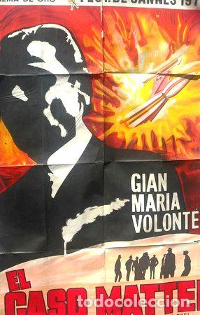 Medaglie tematiche: afiche original pelicula el caso mattei gian maria volonte