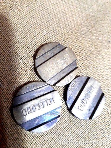 Medaglie tematiche: 1 ficha antigua telefono entel cospel