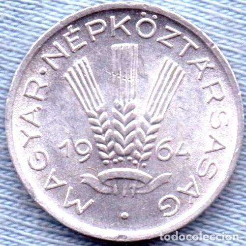 Medaglie tematiche: hungria 20 filler 1964 espigas de trigo