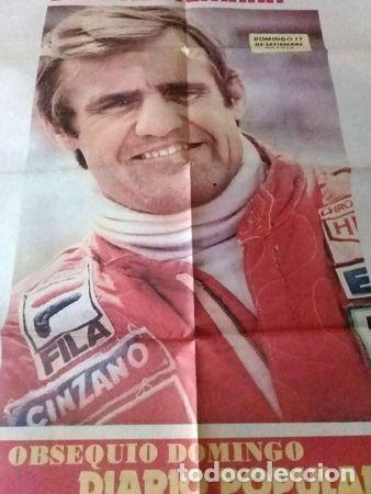 Medaglie tematiche: poster diario popular 1978 lole reutemann 58 x 76 cm