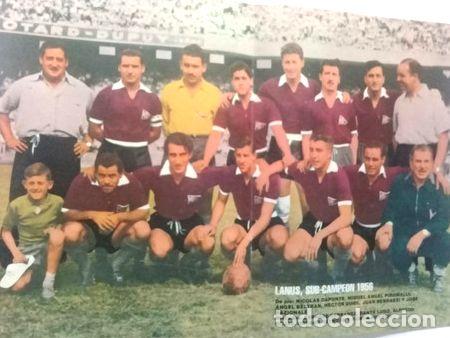 Medaglie tematiche: poster lanus subcampeon 1956 historia del profesionalismo