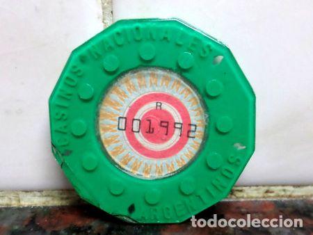 Medaglie tematiche: ficha casinos argentinos dodecagono 12 lados