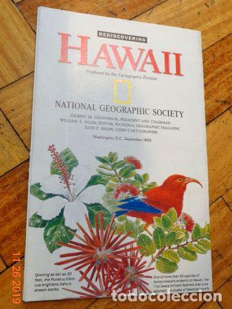 Medaglie tematiche: rediscovering hawaii mapa national geographic