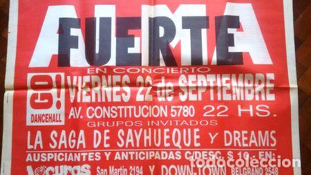 Medaglie tematiche: almafuerte afiche publicitario go dancehall capital