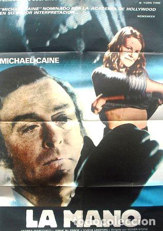 Medaglie tematiche: afiche original de la pelicula la mano con michael caine