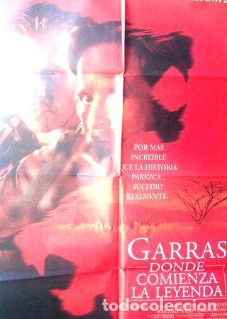 Medaglie tematiche: afiche orig de la pelicula garras donde comienza la leyenda