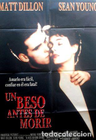 M&eacute;dailles th&eacute;matiques: afiche original de la pelicula un beso antes de morir