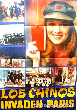 M&eacute;dailles th&eacute;matiques: afiche original de la pelicula los chinos invaden paris