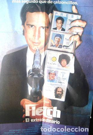 M&eacute;dailles th&eacute;matiques: afiche original de la pelicula fletch el extraordinario