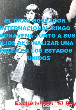 M&eacute;dailles th&eacute;matiques: poster de oscar ringo bonavena y sus hijos natalio y adriana