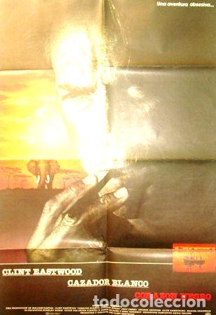 M&eacute;dailles th&eacute;matiques: afiche original de la pelicula cazador blanco corazon negro