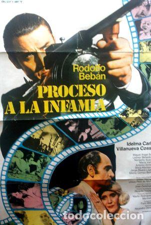 M&eacute;dailles th&eacute;matiques: afiche original de la pelicula proceso a la infamia
