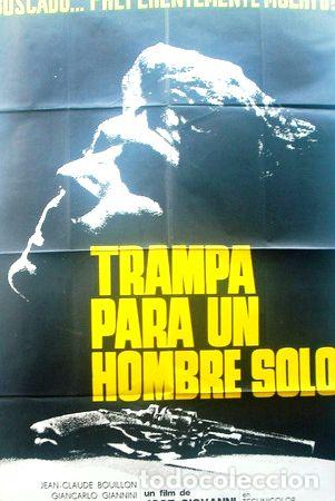 Medaglie tematiche: afiche original de la pelicula trampa para un hombre solo