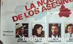 Medaglie tematiche: afiche cine noche de asesinos mitchum ted post technicolor