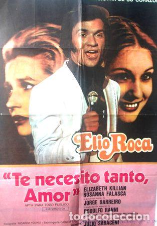 Medaglie tematiche: afiche original de la pelicula te necesito tanto amor