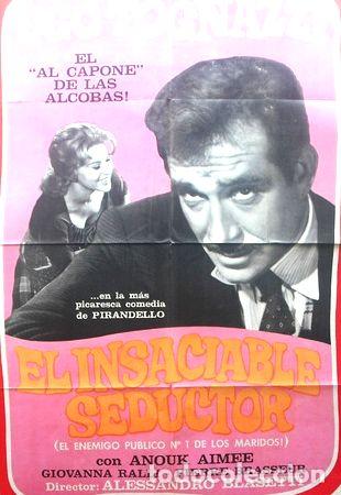 Medaglie tematiche: afiche original de la pelicula el insaciable seductor